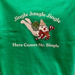 Mr Bingle green unisex tshirt all sizes NEW